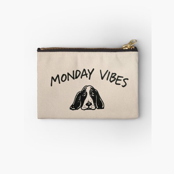 Item preview, Monday Vibes Funny Basset Hound Dog Sketch designed and sold by lautir.