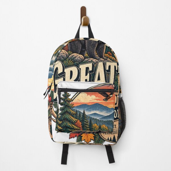 Item preview, Great Smoky Mountains Vintage 90s National Park Retro Design designed and sold by CreativeNest Prints.