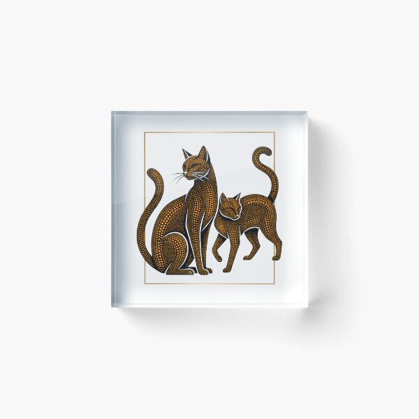 Item preview, Infinity Black Cats Illustration designed and sold by Museum Of Non-Existing Art.