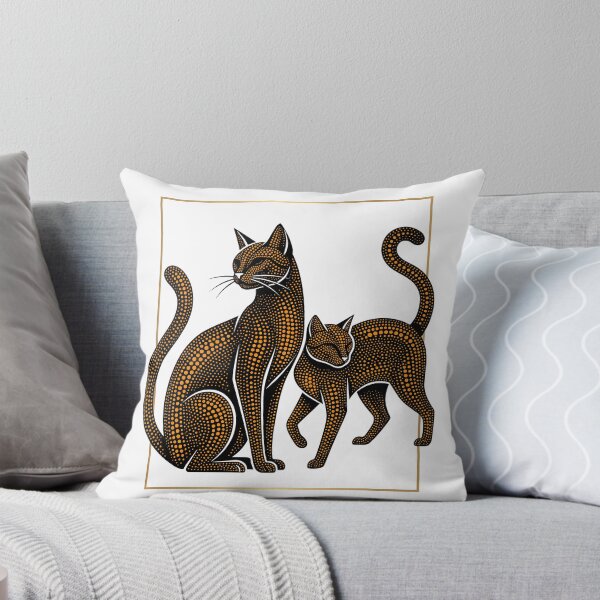 Item preview, Infinity Black Cats Illustration designed and sold by Museum Of Non-Existing Art.