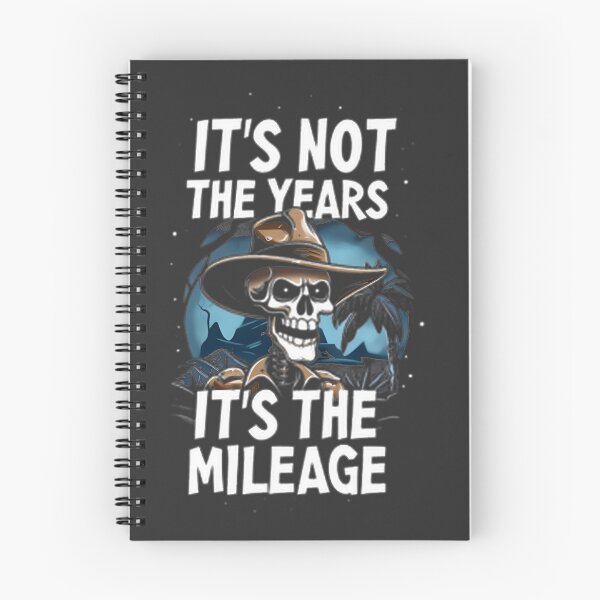 Item preview, Skeleton Explorer Halloween Quote: It'S Not The Years, It'S The Mileage | ⭐⭐⭐⭐⭐ designed and sold by Audivita.
