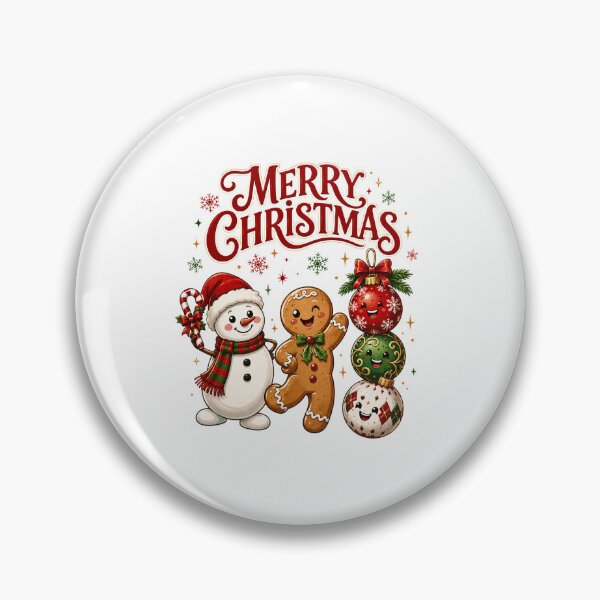Item preview, Merry Christmas  - Cheerful Christmas Characters and Ornaments designed and sold by Steele-Art.