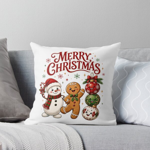 Item preview, Merry Christmas  - Cheerful Christmas Characters and Ornaments designed and sold by Steele-Art.