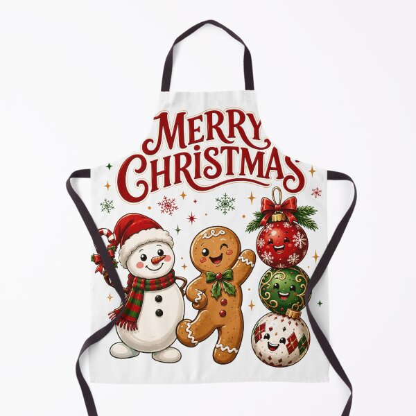 Item preview, Merry Christmas - Cheerful Christmas Characters and Ornaments designed and sold by Steele-Art.