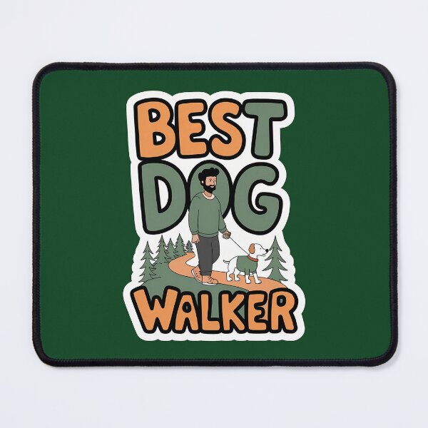 Item preview, Best Dog Walker 815 designed and sold by PeacockHub.
