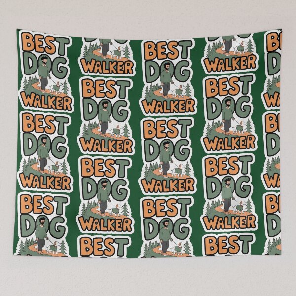 Item preview, Best Dog Walker 815 designed and sold by PeacockHub.