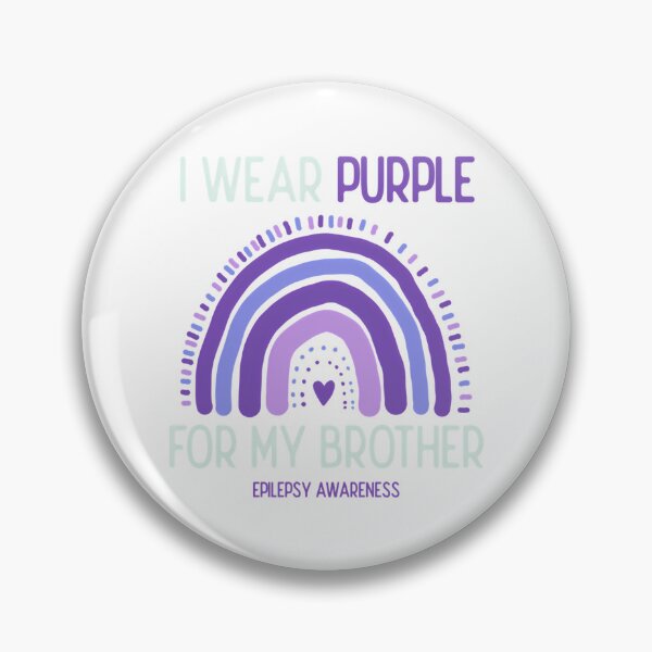 Item preview, Epilepsy Awareness I Wear Purple For My Brother designed and sold by FinleyFamilyDes.