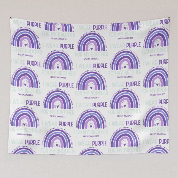 Item preview, Epilepsy Awareness I Wear Purple For My Brother designed and sold by FinleyFamilyDes.