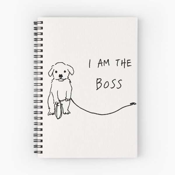 Item preview, I Am The Boss Funny Golden Retriever Puppy designed and sold by lautir.