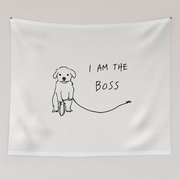 Item preview, I Am The Boss Funny Golden Retriever Puppy designed and sold by lautir.