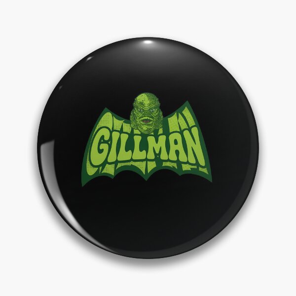 Item preview, Amphibian Monster Retro Head Emblem Wearable designed and sold by Osbaatterfield1.