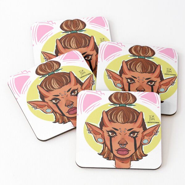 Item preview, Cute horned girl designed and sold by Art By Tectonen.