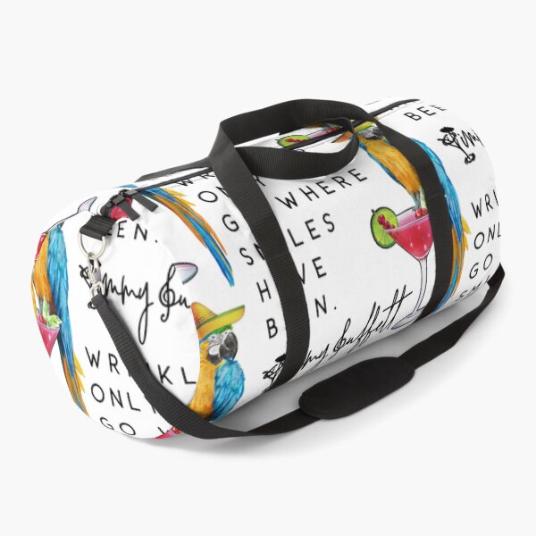Item preview, Wrinkles Only Go Where Smiles Have Been Jimmy Buffett Memorial Tropical Parrot #771 designed and sold by design-aas-sum.