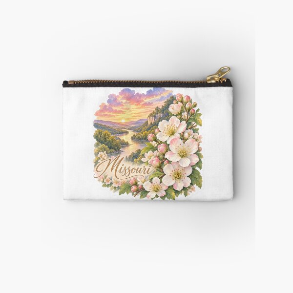 Item preview, Missouri Hawthorn Blossoms Ozark River designed and sold by Whimspired By Paxx.
