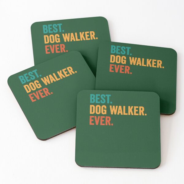 Item preview, Best Dog Walker Ever Funny Dog Walking Retro T-Shirt 32 designed and sold by PeacockHub.