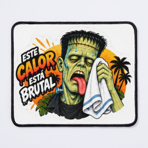 Item preview, Boricuaween! Frankenstein's Monster is over heating! designed and sold by BoricuaLatina30.