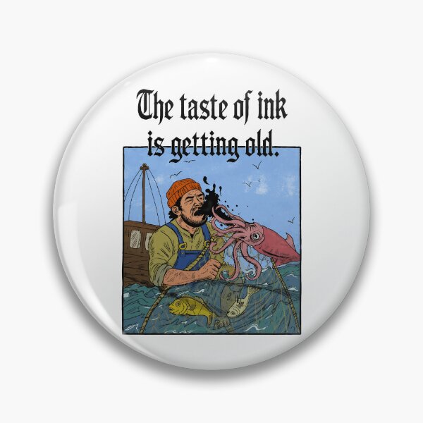 Item preview, Taste of Ink Getting Old Fisherman Squid designed and sold by JamesVela80988.