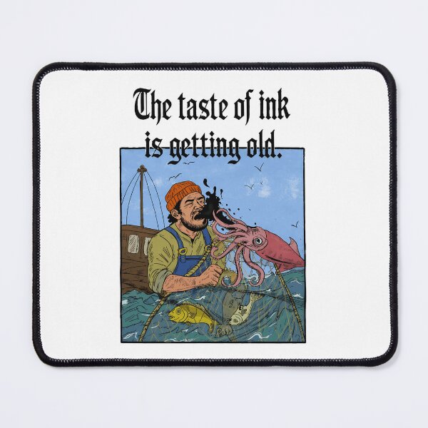 Item preview, Taste of Ink Getting Old Fisherman Squid designed and sold by JamesVela80988.