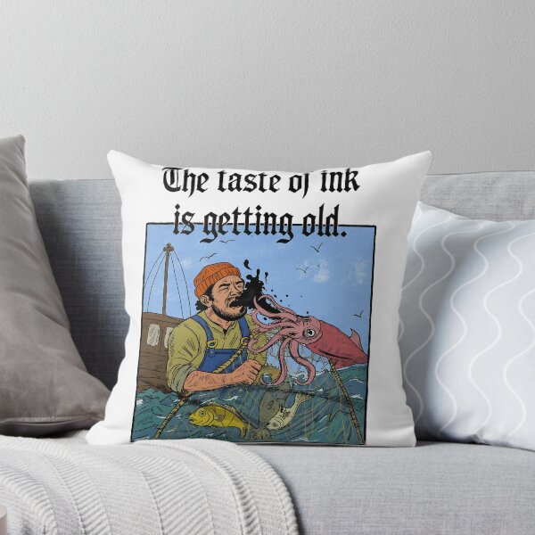 Item preview, Taste of Ink Getting Old Fisherman Squid designed and sold by JamesVela80988.