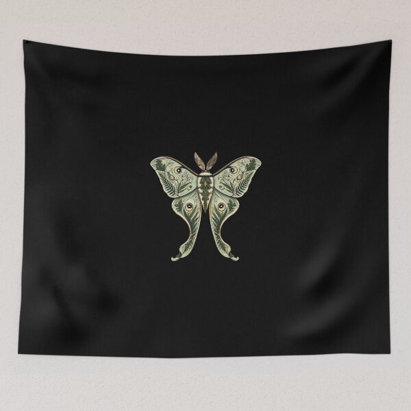 Item preview, Botanical Luna Moth Woodland Illustration designed and sold by Fun2Fentastic.