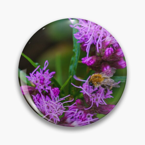 Item preview, Bumblebee on Purple Liatris Flower designed and sold by TheScarletLens.