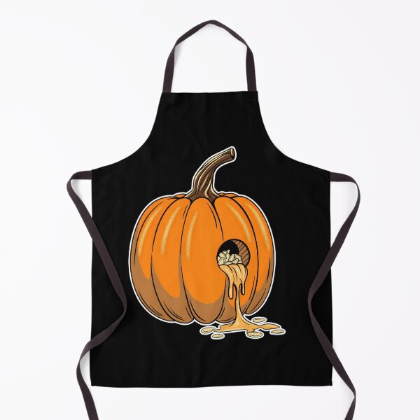 Item preview, Melting pumpkin with seeds Halloween autumn designed and sold by JanetWilli.