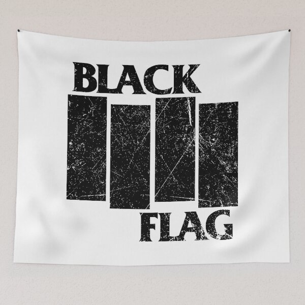 Item preview, Black Flag Retro designed and sold by fenrasakoni.