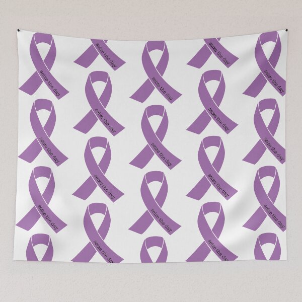Item preview, Seize The Day Epilepsy Awareness Ribbon designed and sold by FinleyFamilyDes.
