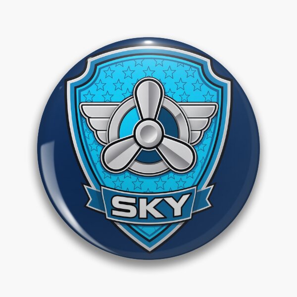 Item preview,  Sky Rescue Pup Badge  designed and sold by mervynlucas2.