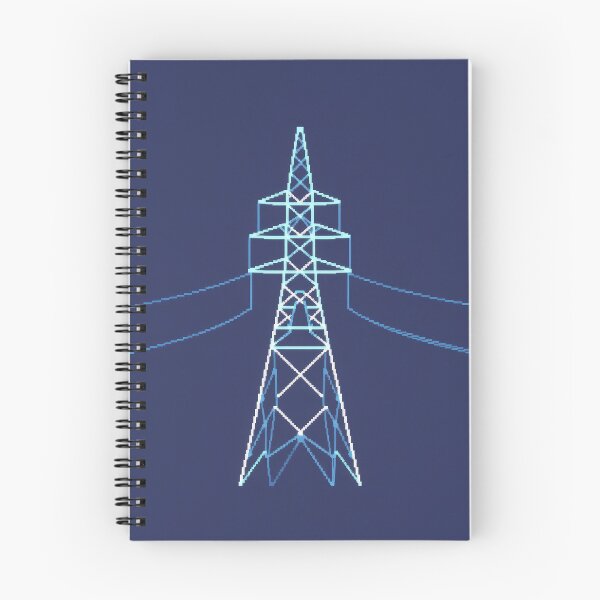 Item preview, Minimalist Power Pylon Pixel Art Graphic designed and sold by Pylon-Bureau.