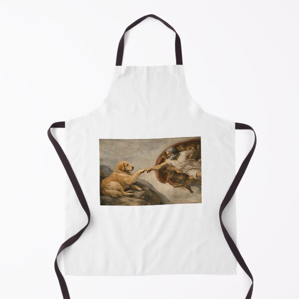 Item preview, Golden Retriever Creation Of Adam Art Parody | ⭐⭐⭐⭐⭐ Best Seller designed and sold by angeldustartist.