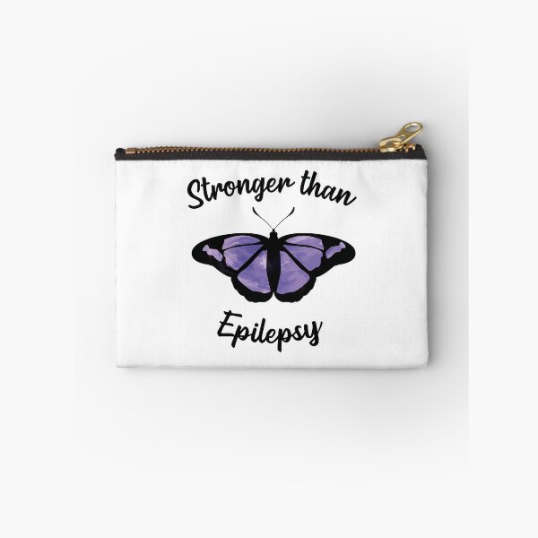 Item preview, Stronger Than Epilepsy - Epilepsy Awareness Purple Butterfly designed and sold by FinleyFamilyDes.