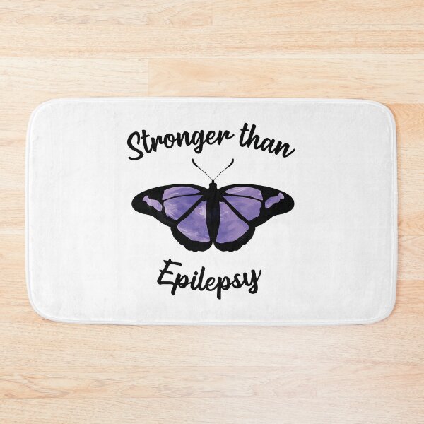 Item preview, Stronger Than Epilepsy - Epilepsy Awareness Purple Butterfly designed and sold by FinleyFamilyDes.
