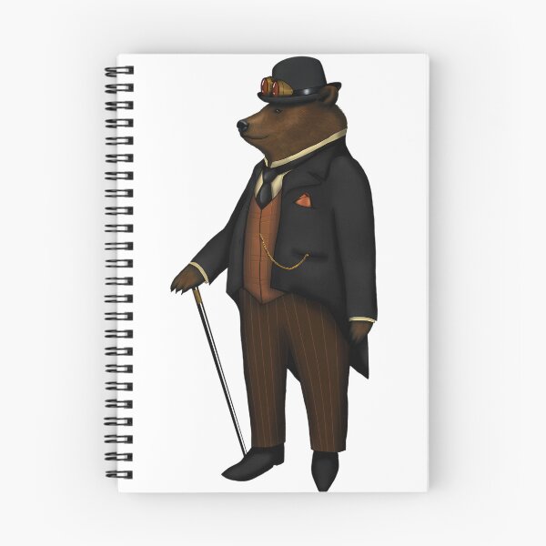 Item preview, Bear in bowler hat without background, no frame designed and sold by Triskelion-art.