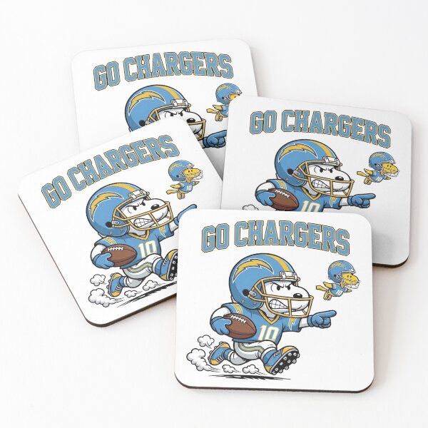 Item preview, Snoopy Go Chargers Football Fan Art designed and sold by CaneufeyCip.