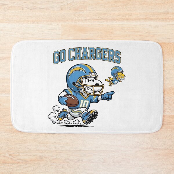 Item preview, Snoopy Go Chargers Football Fan Art designed and sold by CaneufeyCip.