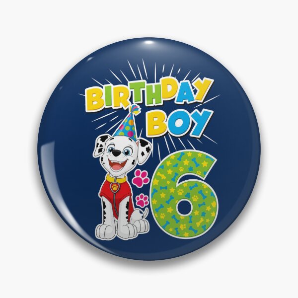 Item preview, Birthday Boy 6 Fire Pup designed and sold by mervynlucas2.