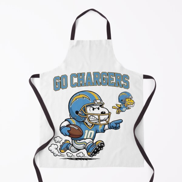 Item preview, Snoopy Go Chargers Football Fan Art designed and sold by CaneufeyCip.