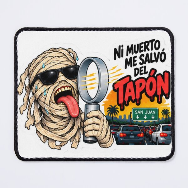 Item preview, Boricuaween! Momia tiene calor! designed and sold by BoricuaLatina30.