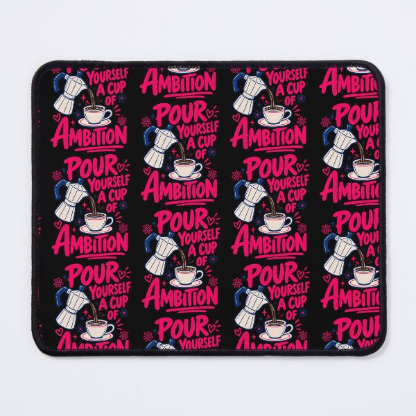 Item preview, Coffee Lover Moka Pot Pour Yourself A Cup Of Ambition designed and sold by Eat-Apples.