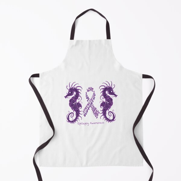Item preview, Warrior Seahorse Epilepsy Awareness designed and sold by FinleyFamilyDes.