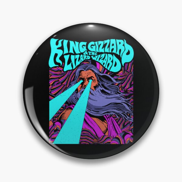 Item preview, Psychedelic God King Gizzard Lizard Wizard designed and sold by citrus-sage.
