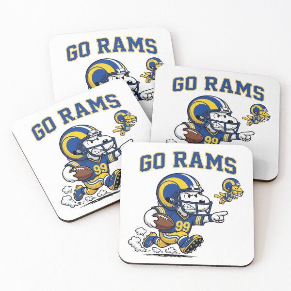 Item preview, Snoopy Go Rams Football Fan Art designed and sold by CaneufeyCip.