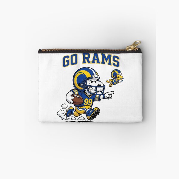 Item preview, Snoopy Go Rams Football Fan Art designed and sold by CaneufeyCip.