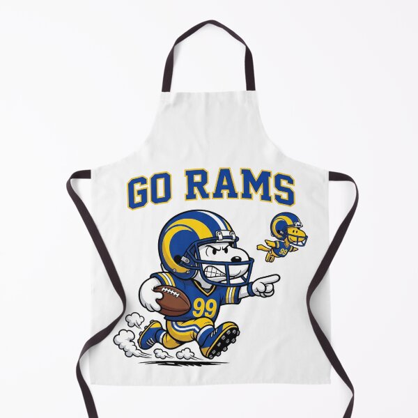Item preview, Snoopy Go Rams Football Fan Art designed and sold by CaneufeyCip.