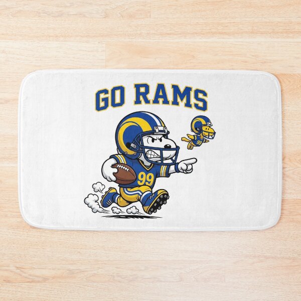 Item preview, Snoopy Go Rams Football Fan Art designed and sold by CaneufeyCip.