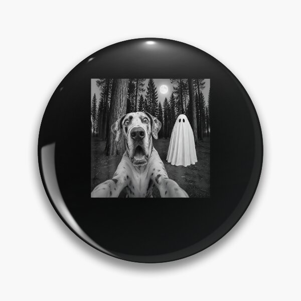 Item preview, Spooky Great Dane Selfie With Ghost Halloween Dog designed and sold by Eat-Apples.