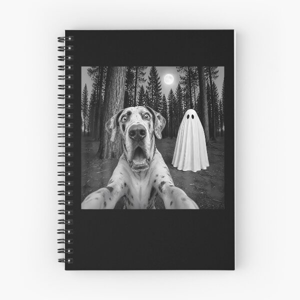 Item preview, Spooky Great Dane Selfie With Ghost Halloween Dog designed and sold by Eat-Apples.