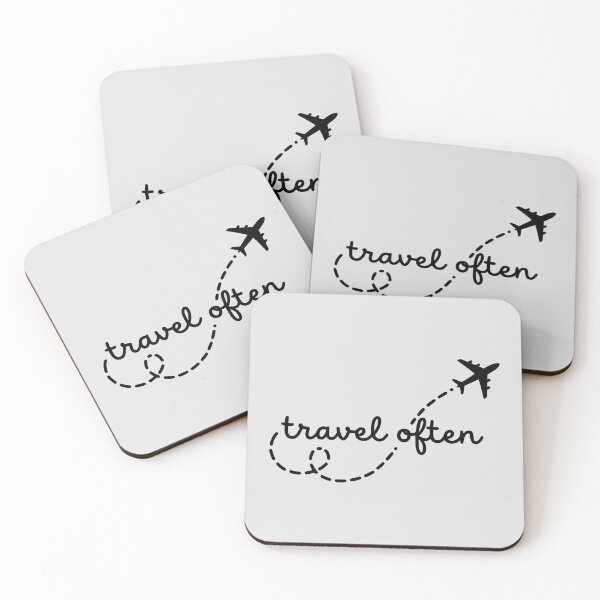 Item preview, Travel Often Airplane Minimalist Line Art designed and sold by MavtM.