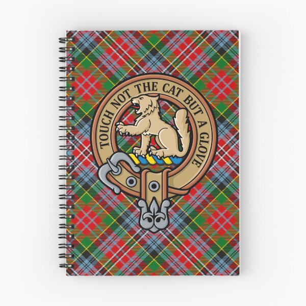 Item preview, Clan MacPherson Crest over Tartan designed and sold by sifis.